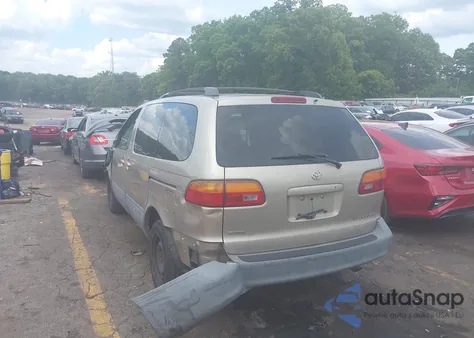 2000 Toyota Sienna Le z USA, uszkodzony, nr VIN 4T3ZF13C4YU309866